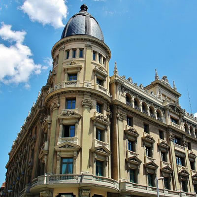 Casino Gran Vía Comar, Exterior Edificio