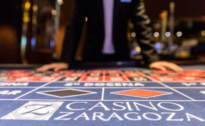 Casino Zaragoza Comar, mesa de juego